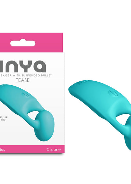 INYA Tease - Teal - Teal USB Rechargeable Finger Stimulator