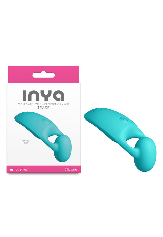 INYA Tease - Teal - Teal USB Rechargeable Finger Stimulator