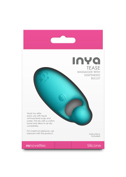 INYA Tease - Teal - Teal USB Rechargeable Finger Stimulator