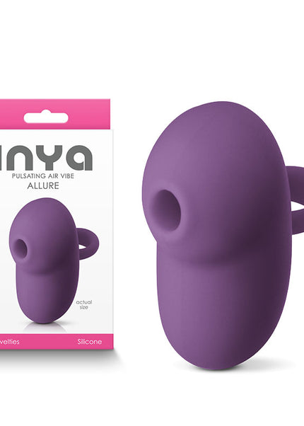 INYA Allure - Dark Purple - Dark Purple USB Rechargeable Clitoral Stimulator
