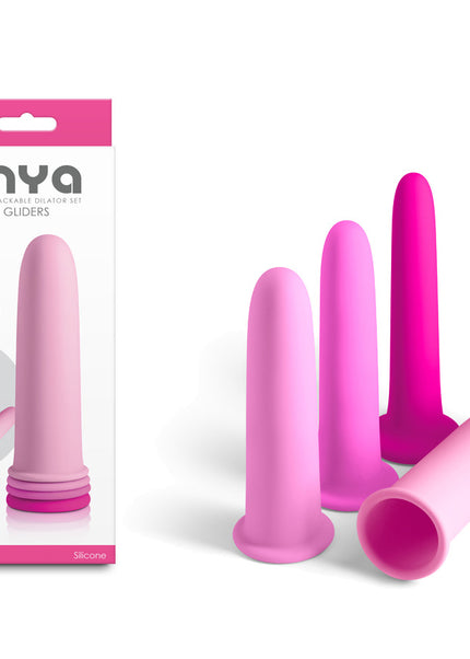 INYA Gliders - Pink - Pink 4 Piece Dilator Set
