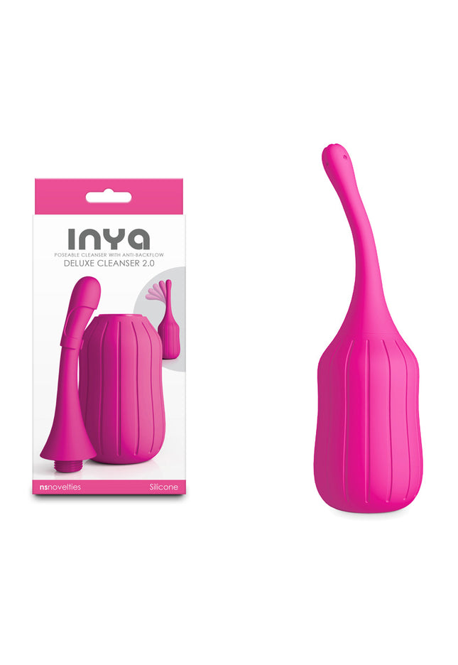 INYA Deluxe Cleanser 2.0 - Pink - Pink Unisex Douche