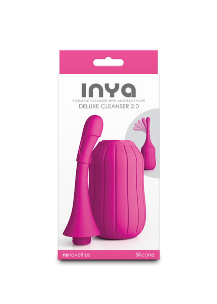 INYA Deluxe Cleanser 2.0 - Pink - Pink Unisex Douche