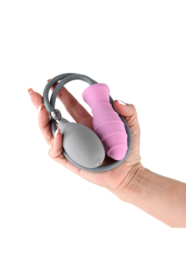 INYA InflataPlay - Pink - Pink 10.5 cm Inflatable Butt Plug