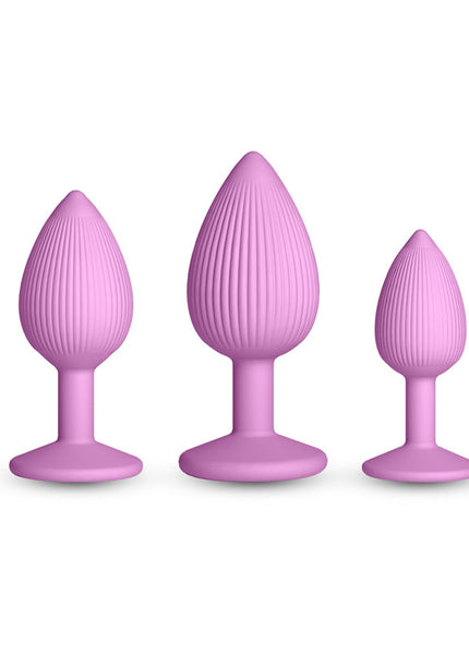 INYA Triple Ace Kit - Blush - Pink Butt Plugs - Set of 3 Sizes