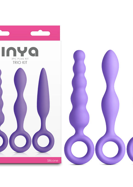 INYA Trio Kit - Purple - Purple Anal Plugs - Set of 3