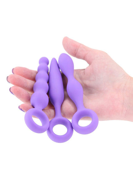 INYA Trio Kit - Purple - Purple Anal Plugs - Set of 3