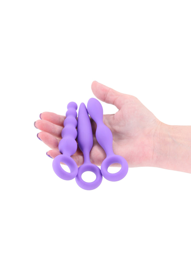 INYA Trio Kit - Purple - Purple Anal Plugs - Set of 3
