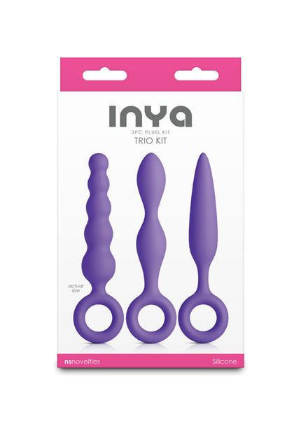 INYA Trio Kit - Purple - Purple Anal Plugs - Set of 3