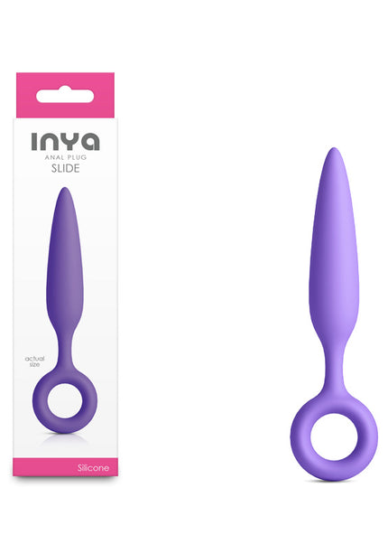 INYA Slide - Purple - Purple 12.7 cm Anal Plug