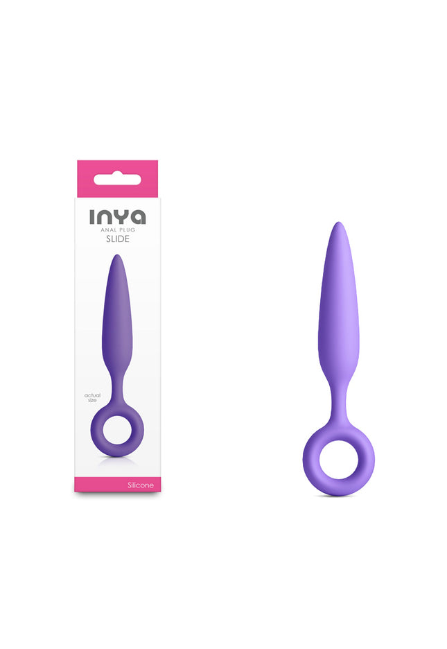 INYA Slide - Purple - Purple 12.7 cm Anal Plug