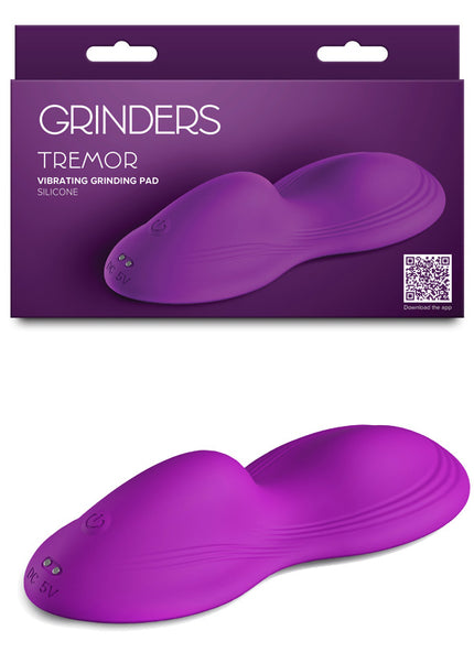 Grinders Tremor - Violet - Violet USB Rechargeable Vibrating Grinder Pad