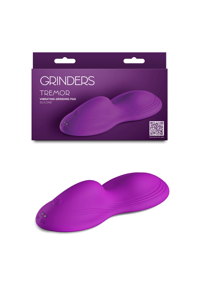 Grinders Tremor - Violet - Violet USB Rechargeable Vibrating Grinder Pad