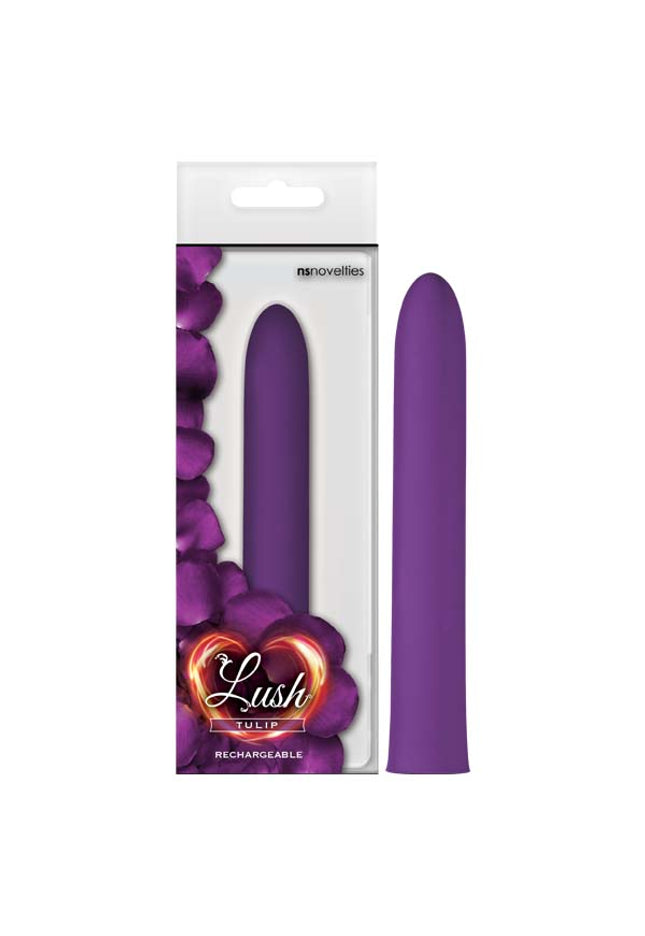 Lush Tulip - Purple 14 cm (5.5'') USB Rechargeable Vibrator