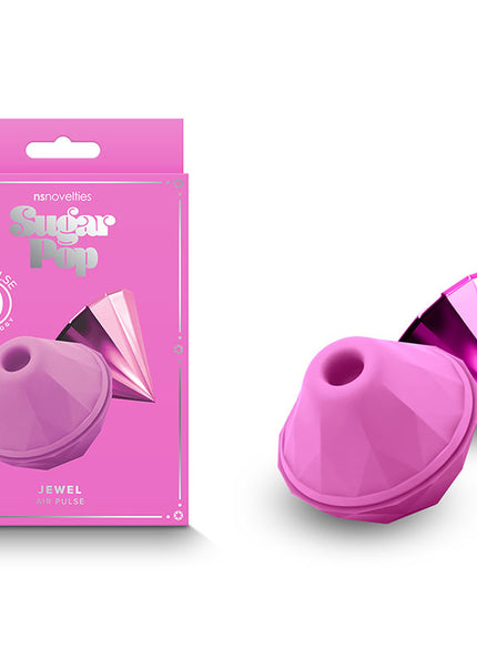 Sugar Pop - Jewel - Pink - Pink USB Rechargeable Air Pulse Stimulator