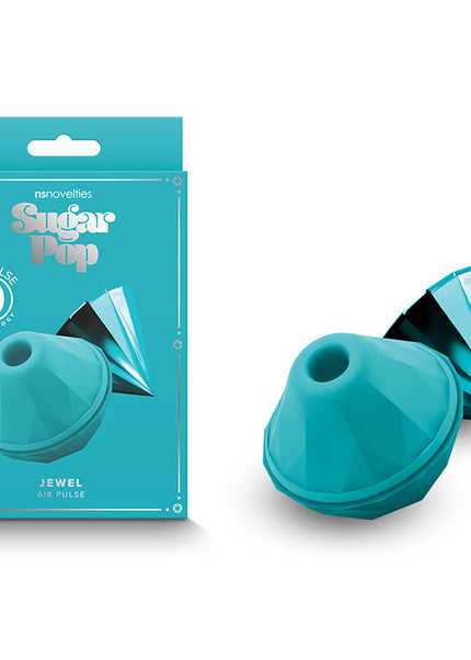 Sugar Pop - Jewel - Teal - Teal USB Rechargeable Air Pulse Stimulator