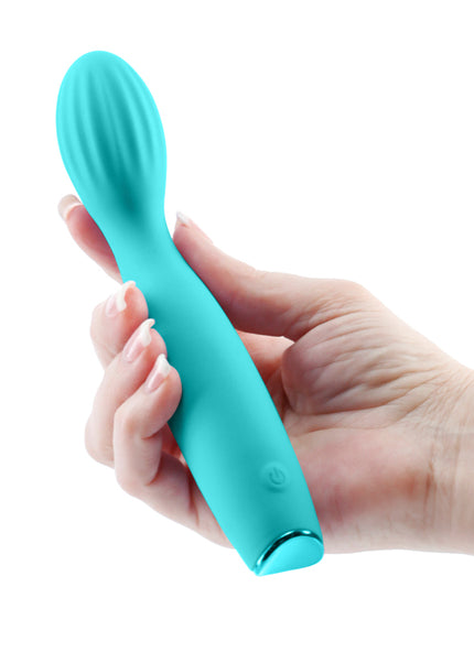 Revel Pixie - Teal - Teal 17.3 cm USB Rechargeable Vibrator