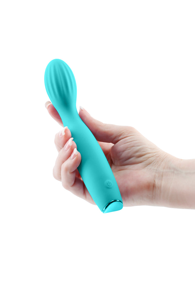 Revel Pixie - Teal - Teal 17.3 cm USB Rechargeable Vibrator
