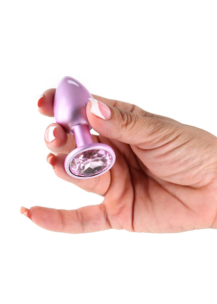 Rear Assets Iridescent - Small - Pink - Iridescent Pink 7.1 cm Small Butt Plug