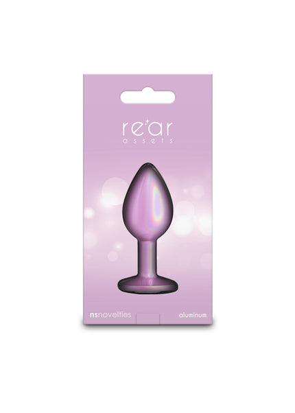 Rear Assets Iridescent - Small - Pink - Iridescent Pink 7.1 cm Small Butt Plug