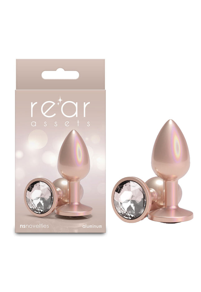Rear Assets Iridescent - Small - Champagne - Iridescent Champagne 7.1 cm Small Butt Plug