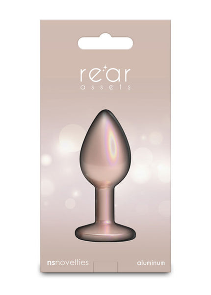 Rear Assets Iridescent - Small - Champagne - Iridescent Champagne 7.1 cm Small Butt Plug