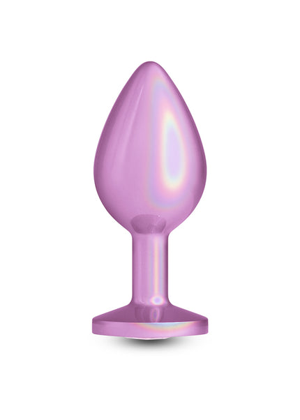 Rear Assets Iridescent - Medium - Pink - Iridescent Pink 8.2 cm Medium Butt Plug