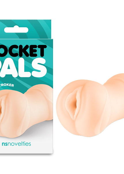 Pocket Pals Vagina Stroker - Flesh - Flesh Vagina Stroker