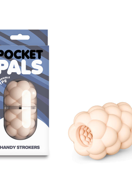 Pocket Pals Bubbles - Flesh - Flesh Mini Stroker