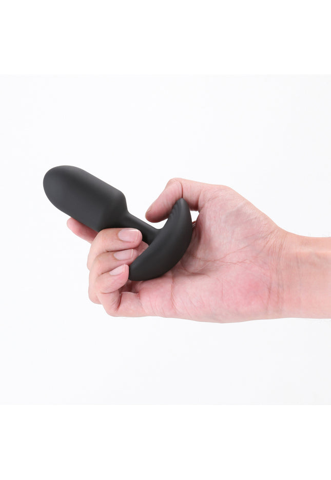Renegade Pulse - Black - Black 11 cm USB Rechargeable Vibrating Butt Plug