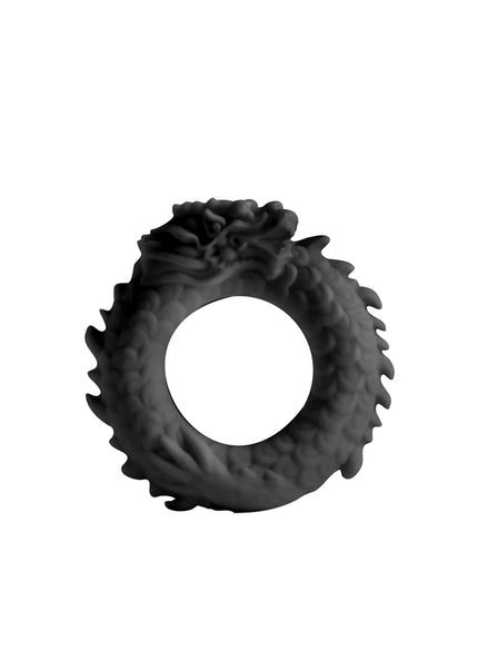 Renegade Dragon Ring - Black - Black Cock Ring