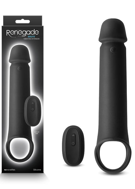 Renegade Brute - Black - Black 24.4 cm USB Rechargeable Extender Sleeve