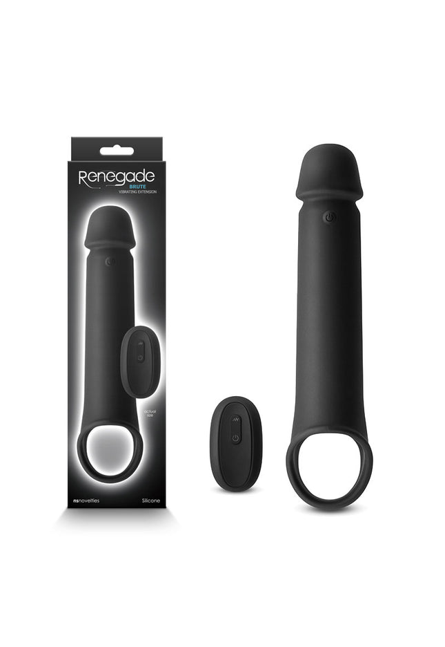 Renegade Brute - Black - Black 24.4 cm USB Rechargeable Extender Sleeve