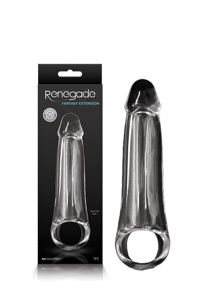 Renegade Fantasy Extenstion - Clear Small Penis Extension Sleeve