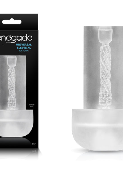 Renegade Universal Sleeve XL - Clear Penis Pump Sleeve