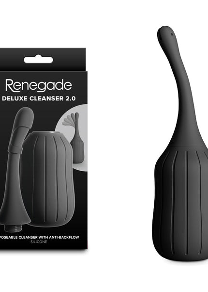 Renegade Deluxe Cleanser 2.0 - Black - Black Unisex Douche