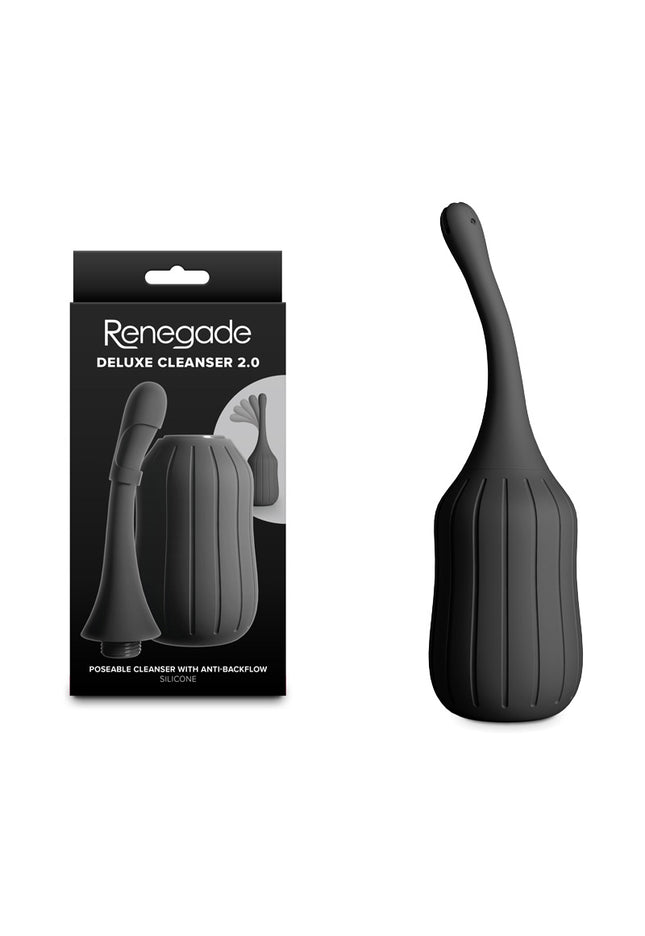 Renegade Deluxe Cleanser 2.0 - Black - Black Unisex Douche