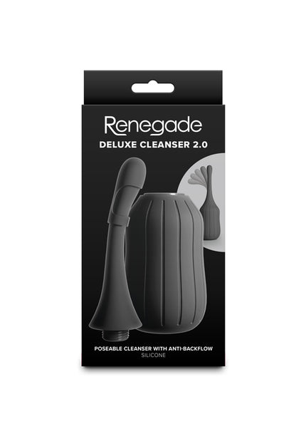 Renegade Deluxe Cleanser 2.0 - Black - Black Unisex Douche