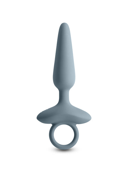 Renegade Maverick - Grey - Grey 15 cm USB Rechargeable Vibrating Butt Plug