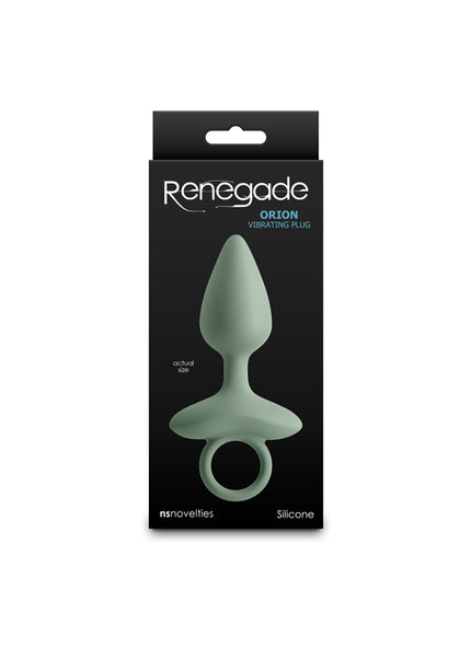 Renegade Orion - Sage - Green 13 cm USB Rechargeable Vibrating Butt Plug