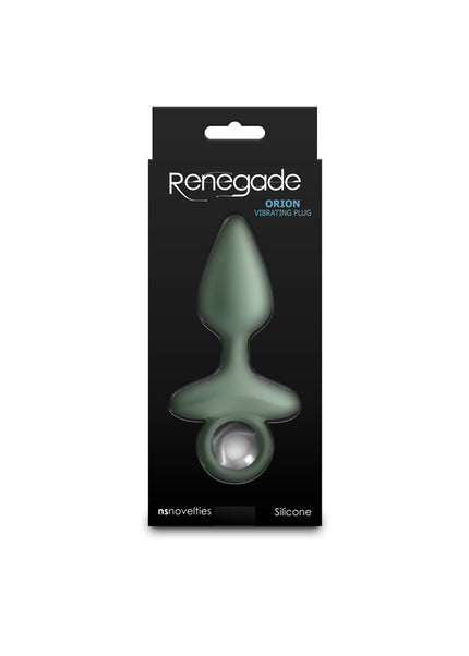 Renegade Orion - Sage - Green 13 cm USB Rechargeable Vibrating Butt Plug