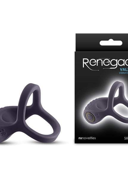 Renegade Valiant - Grey - Grey USB Rechargeable Cock Ring