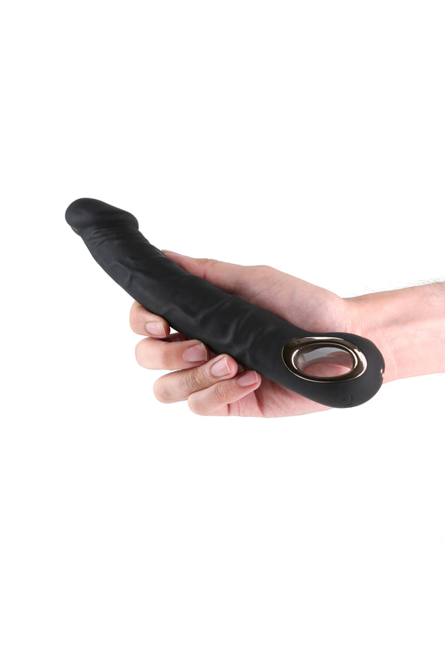 Renegade Rimmer - Black - Black 22 cm USB Rechargeable Vibrator