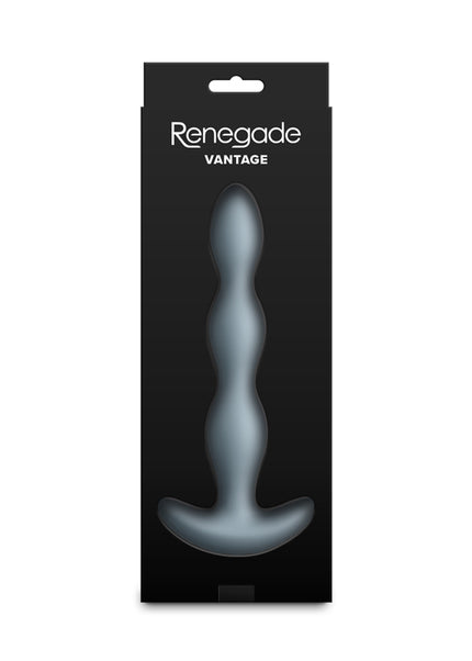 Renegade Vantage - Grey - Grey 20.6 cm USB Rechargeable Vibrating Anal Beads