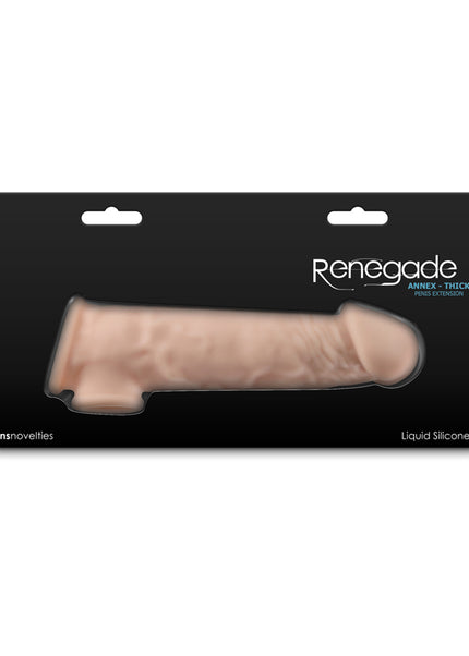 Renegade Annex - Thick - Flesh - Flesh 18.6 cm Penis Extender Sleeve