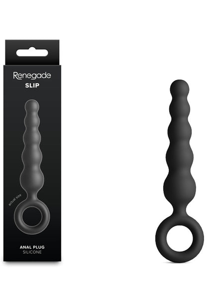 Renegade Slip - Black - Black 12.7 cm Anal Plug