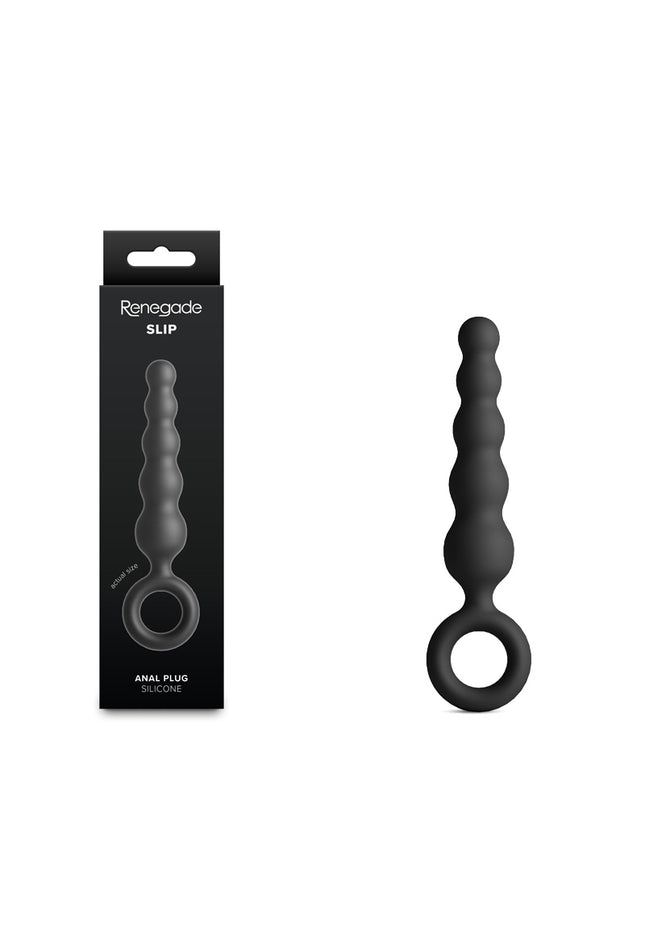 Renegade Slip - Black - Black 12.7 cm Anal Plug