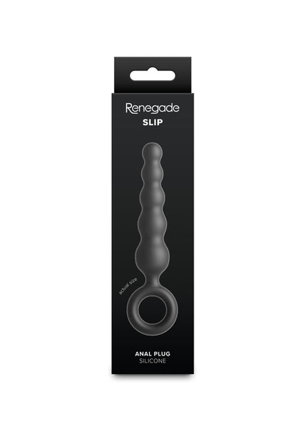 Renegade Slip - Black - Black 12.7 cm Anal Plug