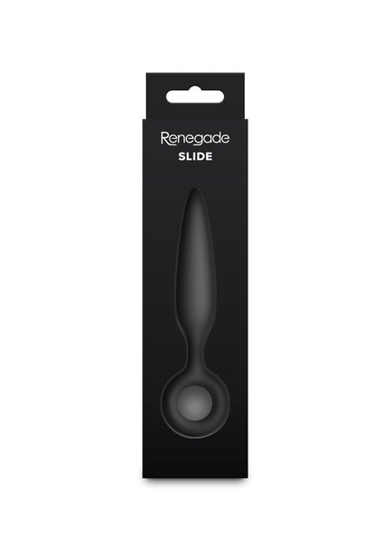 Renegade Slide - Black - Black 12.7 cm Anal Plug