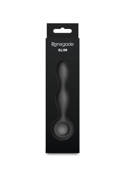 Renegade Slim - Black - Black 12.7 cm Anal Plug